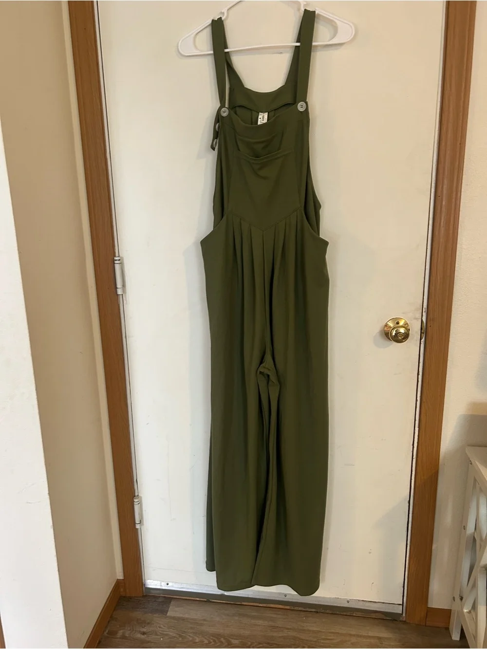 NWOT Halara Large Lodan Green Overall Wide leg Stretchy Comfort